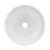 Ruvati 12 inch Bathroom Vessel Sink Round White Circular Above Counter Porcelain Ceramic - RVB0312