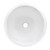 Ruvati 16 inch Bathroom Vessel Sink Round White Above Counter Circular Porcelain Ceramic - RVB0316