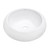 Ruvati 18 inch Round Bathroom Vessel Sink White Above Vanity Counter Circular Porcelain Ceramic - RVB0318