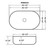 Ruvati 24 x 16 inch Bathroom Vessel Sink White Oval Above Vanity Countertop Porcelain Ceramic - RVB0424