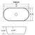 Ruvati 32 x 16 inch Bathroom Vessel Sink White Oval Above Counter Vanity Porcelain Ceramic - RVB0432