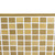 Ruvati 15 x 15 inch Bathroom Vessel Sink Gold Decorative Pattern Above Vanity Counter White Porcelain Ceramic - RVB1515WG4
