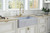 Ruvati 33 inch Fireclay Distressed Finish Farmhouse Apron-Front Kitchen Sink Reversible - Coastal Blue - RVL2300SB