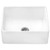 Ruvati 23-inch Fireclay Farmhouse Kitchen Laundry Utility Sink Single Bowl - White - RVL2468WH