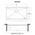 Ruvati 33-inch Gunmetal Black Workstation Apron-Front Stainless Steel Kitchen Sink - RVH9207BL