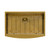 Ruvati 33-inch Matte Gold Workstation Apron-Front Brass Tone Stainless Steel Kitchen Sink - RVH9207GG