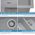Ruvati 33 x 22 inch epiGranite Drop-in Topmount Granite Composite Double Bowl Kitchen Sink - Silver Gray - RVG1345GR