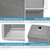 Ruvati 32-inch Undermount Kitchen Sink 30/70 Double Bowl 16 Gauge Stainless Steel - RVM5307