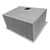 Ruvati Topmount Laundry 22" x 22" x 12" Deep Utility Sink 16 Gauge Stainless Steel - RVU6022
