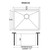 Ruvati 24" x 18" x 13" Deep Laundry Utility Sink Undermount 16 Gauge Stainless Steel - RVU6124