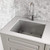 Ruvati 23" x 18" x 12" Deep Laundry Utility Sink Rounded Corners Undermount 16 Gauge Stainless Steel - RVU6125