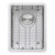 Ruvati 16 x 18 inch Undermount Bar Prep Kitchen Sink 16 Gauge Rounded Corners Stainless Steel Single Bowl - RVH7116