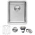 Ruvati 15-inch Undermount Bar Prep Kitchen Sink 16 Gauge Stainless Steel Single Bowl - RVM5815