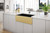 Ruvati 30-inch Matte Black and Brushed Gold Fireclay Modern Farmhouse Kitchen Sink Single Bowl - RVL4018GRG