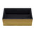 Ruvati 30-inch Matte Black and Brushed Gold Fireclay Modern Farmhouse Kitchen Sink Single Bowl - RVL4018GRG
