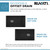Ruvati 30-inch Matte Black and Brushed Gold Fireclay Modern Farmhouse Kitchen Sink Single Bowl - RVL4018GRG