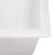 Ruvati 22 x 20 inch epiGranite Drop-in Topmount Granite Composite Single Bowl Kitchen Sink - Arctic White - RVG1022WH
