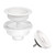 Ruvati 22 x 20 inch epiGranite Drop-in Topmount Granite Composite Single Bowl Kitchen Sink - Arctic White - RVG1022WH