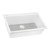 Ruvati 30 x 20 inch epiGranite Drop-in Topmount Granite Composite Single Bowl Kitchen Sink - Arctic White - RVG1030WH