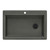 Ruvati 33 x 22 inch Granite Composite Drop-in Topmount Single Bowl Kitchen Sink - Juniper Green - RVG1033RN