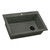 Ruvati 33 x 22 inch Granite Composite Drop-in Topmount Single Bowl Kitchen Sink - Juniper Green - RVG1033RN