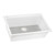 Ruvati 33 x 22 inch epiGranite Drop-in Topmount Granite Composite Single Bowl Kitchen Sink - Arctic White - RVG1080WH
