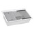 Ruvati 33-inch Granite Composite Workstation Drop-in Topmount Kitchen Sink Matte White - RVG1302WH