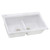 Ruvati 34 inch epiGranite Topmount Workstation Ledge Granite Composite Kitchen Sink - Arctic White - RVG1350WH