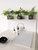 Ruvati 34 inch epiGranite Topmount Workstation Ledge Granite Composite Kitchen Sink - Arctic White - RVG1350WH