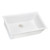 Ruvati 30 x 18 inch Granite Composite Undermount Single Bowl Kitchen Sink - Arctic White - RVG2030WH