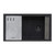 Ruvati 33-inch Undermount Workstation Granite Composite Kitchen Sink Matte Black - RVG2302BK