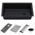 Ruvati 33-inch Undermount Workstation Granite Composite Kitchen Sink Matte Black - RVG2302BK