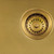 Ruvati 33 x 22 inch Satin Brass Matte Gold Stainless Steel Drop-in Topmount Kitchen Sink Single Bowl - RVH5005GG