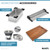 Ruvati 33 x 22 inch Workstation Drop-in 60/40 Double Bowl Topmount Rounded Corners 16 Gauge Stainless Steel Ledge Kitchen Sink - RVH8035