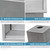 Ruvati 33 x 22 inch Workstation Drop-in 60/40 Double Bowl Topmount Rounded Corners 16 Gauge Stainless Steel Ledge Kitchen Sink - RVH8035