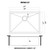 Ruvati 27-inch Undermount Gunmetal Black Stainless Steel Kitchen Sink 16 Gauge Single Bowl - RVH6127BL