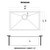 Ruvati 30-inch Undermount Satin Brass Matte Gold Stainless Steel Kitchen Sink 16 Gauge Single Bowl - RVH6300GG