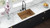 Ruvati 33-inch Undermount Satin Brass Matte Gold Stainless Steel Kitchen Sink 16 Gauge Single Bowl - RVH6433GG