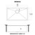 Ruvati 33-inch Undermount Satin Brass Matte Gold Stainless Steel Kitchen Sink 16 Gauge Single Bowl - RVH6433GG