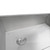 Ruvati 27-inch Slope Bottom Offset Drain Undermount Kitchen Sink Single Bowl Stainless Steel - RVH7470
