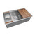 Ruvati 32-inch Workstation Ledge Rounded Corners Undermount 16 Gauge Kitchen Sink Single Bowl - RVH8301