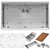 Ruvati 32-inch Workstation Ledge Rounded Corners Undermount 16 Gauge Kitchen Sink Single Bowl - RVH8301