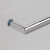 Craft + Main CVST5455-CL-SV Cove Frameless Sliding Tub Door 54" W x 55" H with Clear Glass - Silver Trim