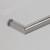 Craft + Main CVST6060-CL-BN 6MM Frameless Sliding Shower Door 60" W x 60" H with Clear Glass - Brushed Nickel Trim