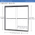 Craft + Main CVST6060-CL-BN 6MM Frameless Sliding Shower Door 60" W x 60" H with Clear Glass - Brushed Nickel Trim