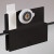 Craft + Main CVST6060-CL-MB Cove Frameless Sliding Shower Door 60" W x 60" H with Clear Glass - Matte Black Trim