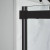 Craft + Main LGDR4876-CL-MB Lagoon 5/16? Frameless Double Roller Shower Doors 47" W x 76" H with Clear Glass - Matte Black Trim