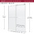 Craft + Main LGDR6076-CL-SV Lagoon Frameless Double Roller Shower Doors 59" W x 76" H with Clear Glass - Silver Trim