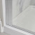 Craft + Main MRHG4874-CL-BN Marina Hinge Shower Door & Inline Panel 48" W x 74" H with Clear Glass - Brushed Nickel Trim