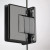 Craft + Main MRHG4874-CL-BN Marina Hinge Shower Door & Inline Panel 48" W x 74" H with Clear Glass - Brushed Nickel Trim